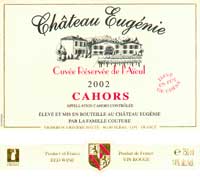 Wijn etiket - Cuvée Réservée de l'Aïeul - Château Eugénie (Cahors)