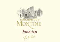 Wijn etiket - Emotion - Domaine de Montine (Rhône)