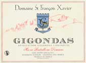 Wijn etiket - Gigondas Sélection Fruitée - Domaine St François Xavier (Gigondas)