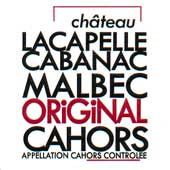 Wijn etiket - Malbec Original - Château Lacapelle Cabanac (Cahors)
