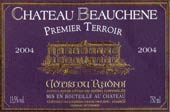 Wijn etiket - Premier Terroir - Château Beauchêne (Rhône)