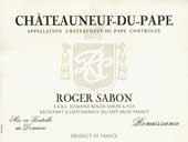 Wijn etiket - Châteauneuf-du-Pape ’Renaissance’ - Roger Sabon (Rhône)