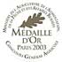 Concours Général Agricole Paris 2003 - Médaille d'Or